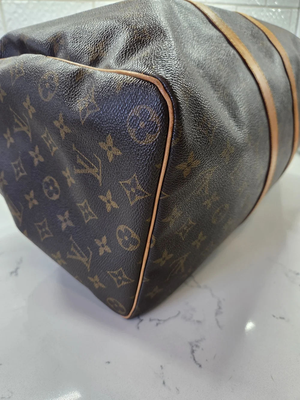 Louis Vuitton Keepall 45 Monogram Duffle Bag ✨ Very Good Cond w/ Accessories!